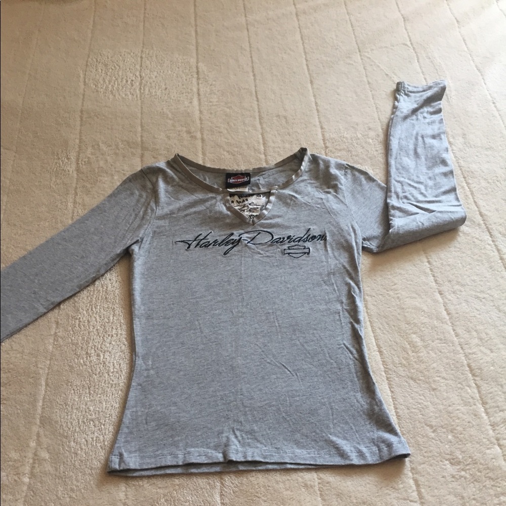 ➡️2/$40!⬅️ vintage Ladies Harley Davidson long sleeve top